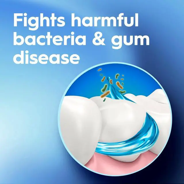 Alt view image 5 of 6 - Crest Mouthwash, ProHealth Gum and Bacteria Guard AlcoholFree Mouthwash, Oral Rinse, Mint, 1L