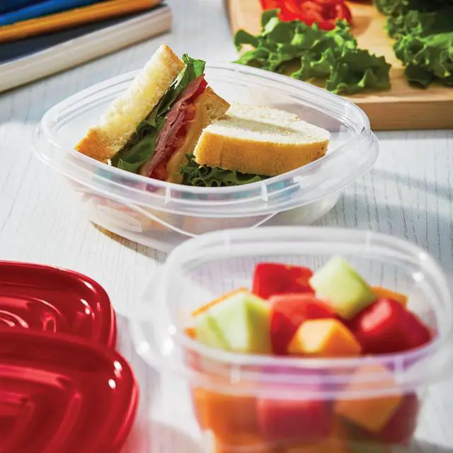 Alt view image 7 of 7 - Rubbermaid TakeAlongs Food Storage Containers, 16 Piece Set