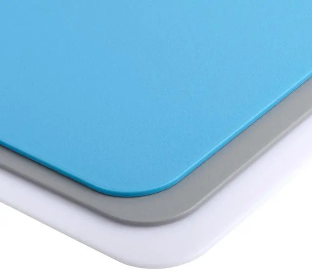 Main image of Architec 3-Piece Poly Reversible Cutting Boards Set, Assorted Sizes, Blue