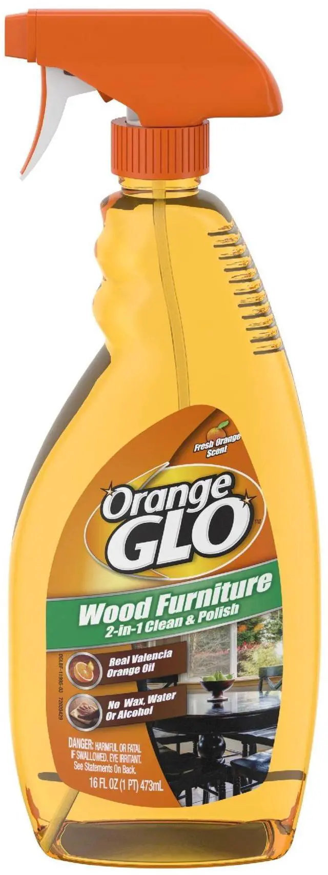Main image of Orange Glo Wood Furniture 2-in-1 Clean & Polish Spray, 16 oz.