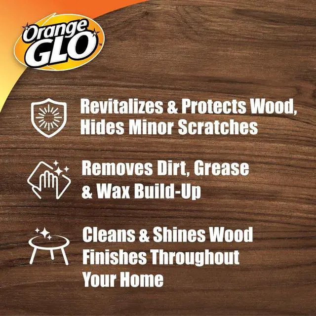 Alt view image 5 of 6 - Orange Glo Wood Furniture 2-in-1 Clean & Polish Spray, 16 oz.