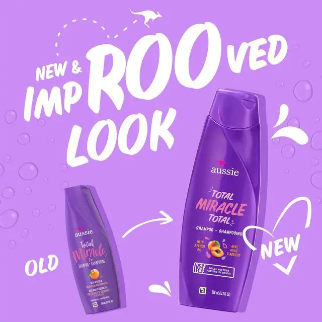 Alt view image 3 of 5 - Aussie Total Miracle Shampoo for All Hair Types 12.1 fl oz