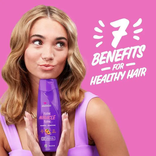 Alt view image 2 of 5 - Aussie Total Miracle Shampoo for All Hair Types 12.1 fl oz