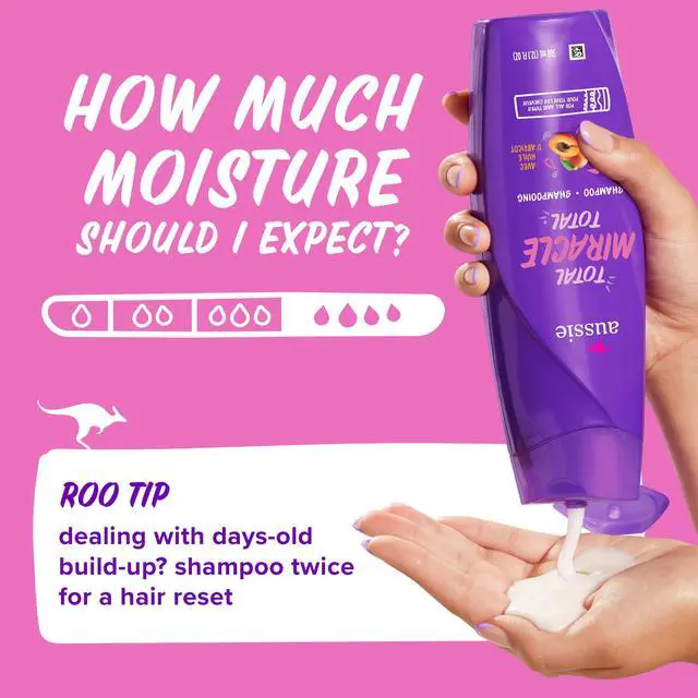 Alt view image 5 of 5 - Aussie Total Miracle Shampoo for All Hair Types 12.1 fl oz