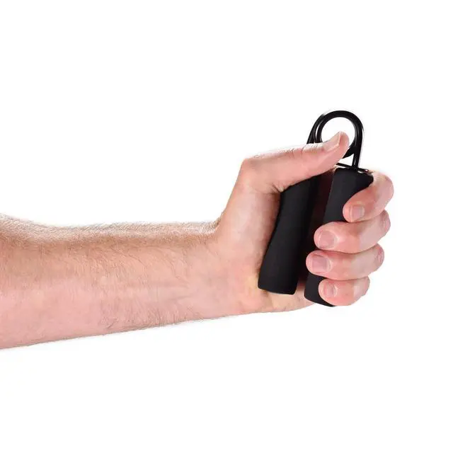 Alt view image 3 of 5 - Athletic Works Hand Grips, Steel Construction, Universal Size, 2-Pack, Black