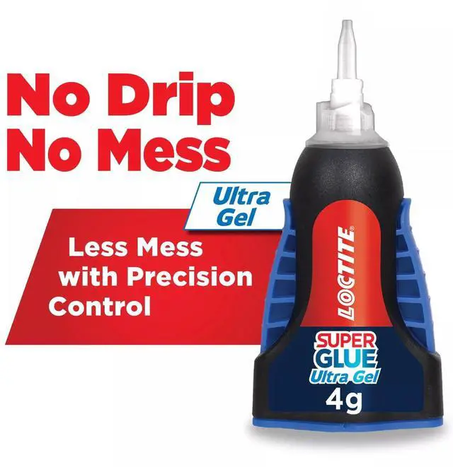 Main image of Loctite Super Glue Ultra Gel Control, Pack of 1, Clear 0.14 fl oz Bottle