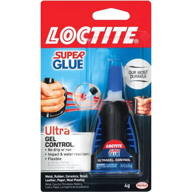 Alt view image 2 of 6 - Loctite Super Glue Ultra Gel Control, Pack of 1, Clear 0.14 fl oz Bottle