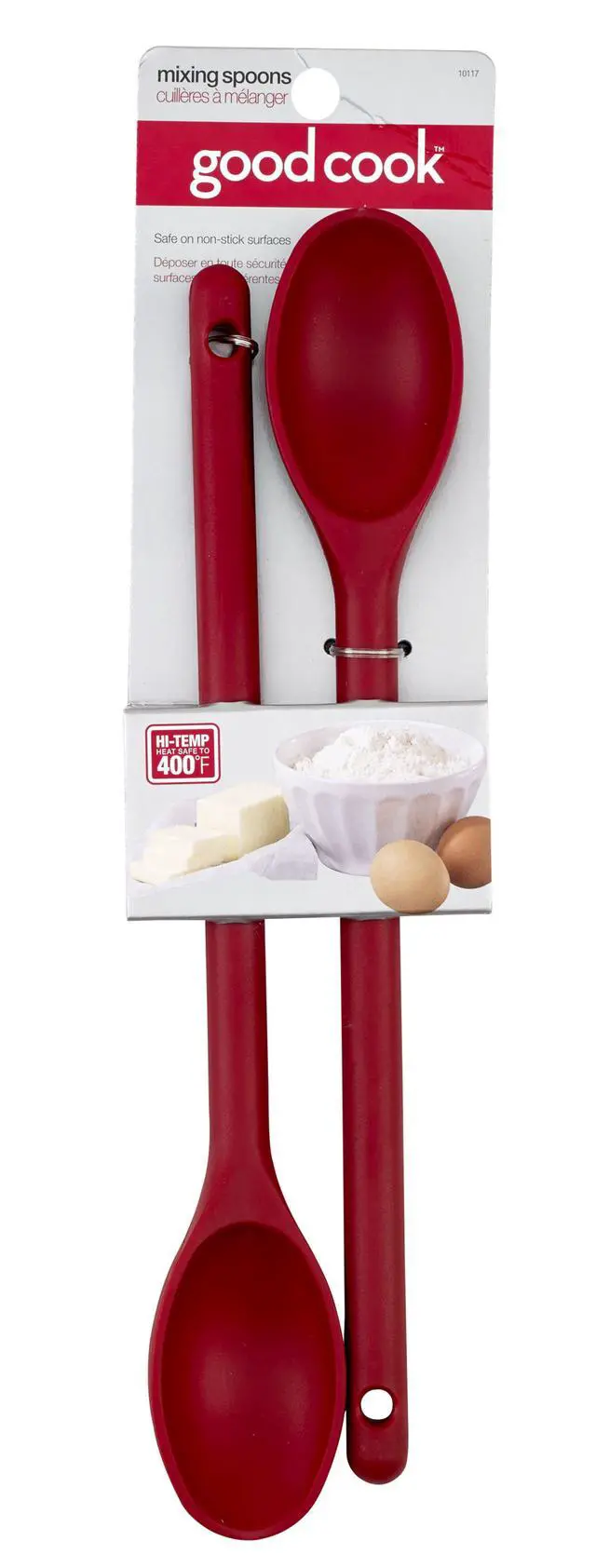 Alt view image 5 of 6 - GoodCook Hi-Temp Nylon Mixing Spoons with 2 Piece Pack