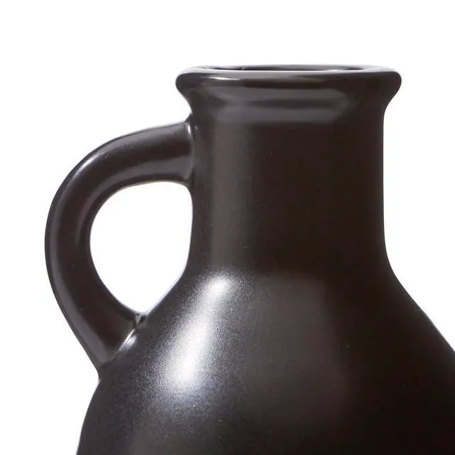 Alt view image 2 of 5 - Better Homes & Gardens 8" Black Ceramic Jug Vase