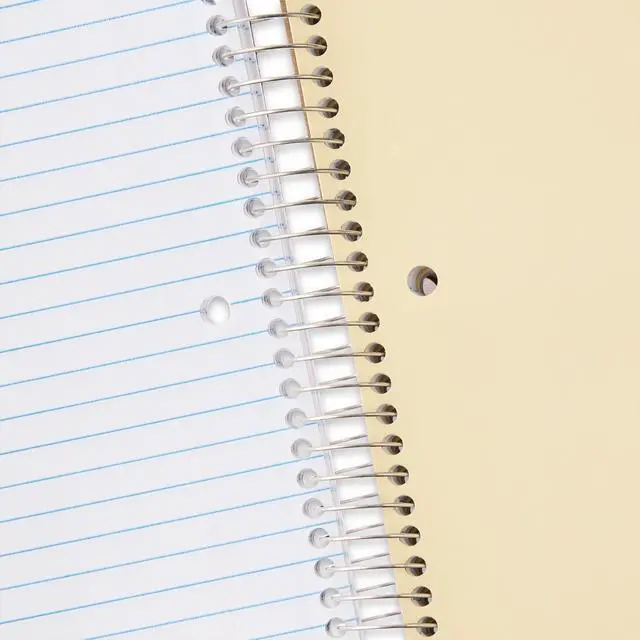 Alt view image 3 of 5 - Pen+Gear Wide Ruled 5-Subject Poly Notebook, Black, 8.5 in x 10.5 in, 160 Sheets