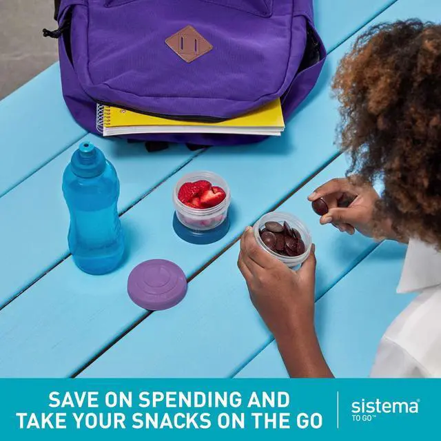 Alt view image 3 of 6 - Sistema To Go Round Mini Bites 3-Pack (Colors May Vary)