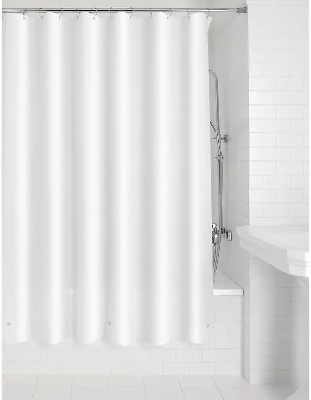 Main image of Mainstays Medium Weight Shower Liner - White