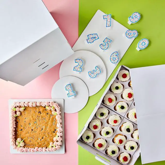 Alt view image 4 of 5 - 8" White Round Paper Cake Boards, 11 Count, by Way To Celebrate
