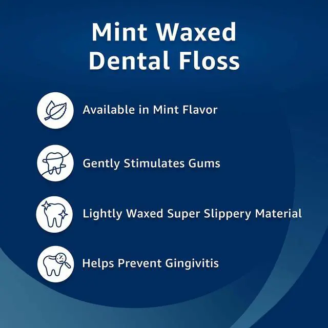 Alt view image 5 of 6 - (6 pack) Equate Nylon Dental Floss, Mint Waxed, 55 yds