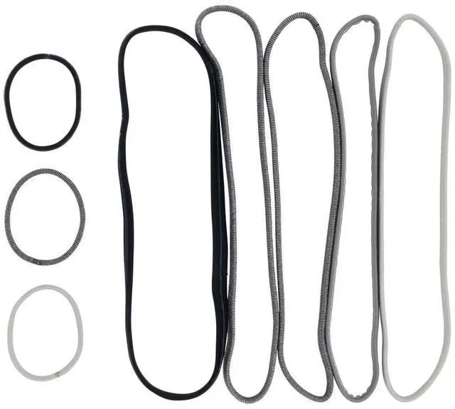Alt view image 4 of 6 - Scunci Everyday and Active Non-Slip Nylon Elastic Headwrap Headband, Multicolor, 5 Count