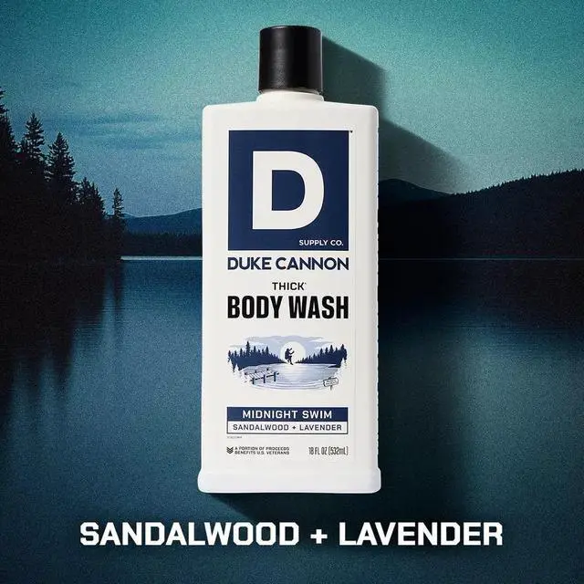 Alt view image 2 of 4 - Duke Cannon THICK® Body Wash for Men, Midnight Swim, 18 fl oz