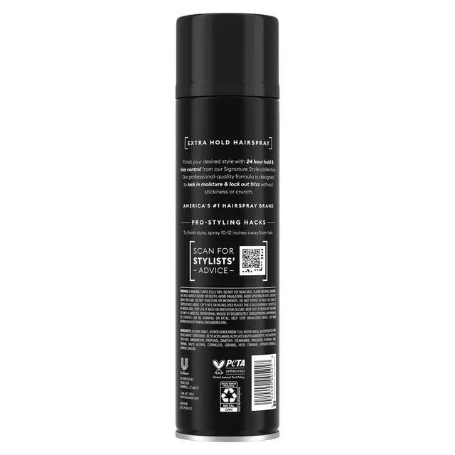 Alt view image 2 of 5 - TRESemmé Hairspray with Pro Lock Tech Extra Hold For 24H Frizz Control ,11 oz