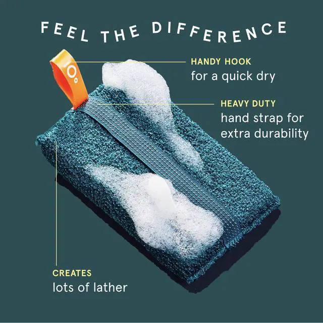 Alt view image 2 of 4 - Cleanlogic Sport Large Body Scrubber, Exfoliating Body Tool for Smooth Skin