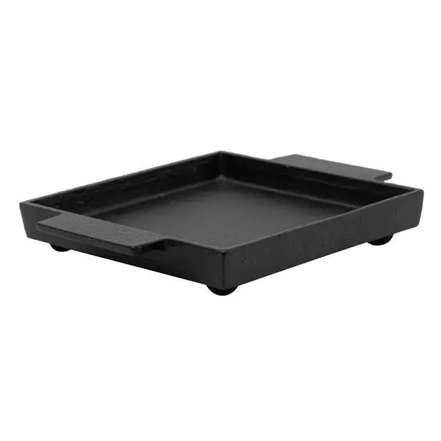Alt view image 4 of 7 - Better Homes & Gardens Black Cast Iron Tray Candleholder Plate, 5"