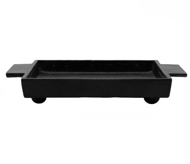 Alt view image 7 of 7 - Better Homes & Gardens Black Cast Iron Tray Candleholder Plate, 5"