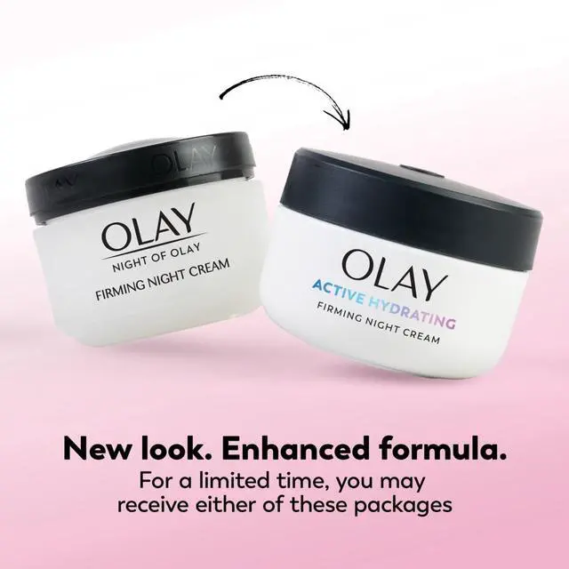Alt view image 4 of 5 - Olay Night of Olay Firming Night Cream Face Moisturizer, 1.9 fl oz