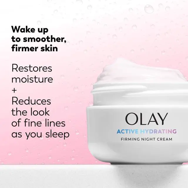 Alt view image 5 of 5 - Olay Night of Olay Firming Night Cream Face Moisturizer, 1.9 fl oz