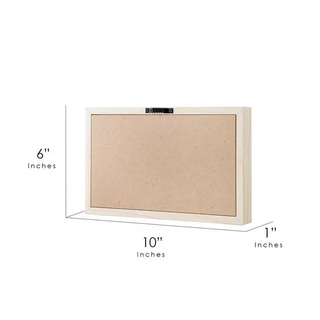 Alt view image 6 of 6 - Mainstays Indoor Hello Sunshine Black Metal Wire Sign with Wood Frame, 10 in x 6 in