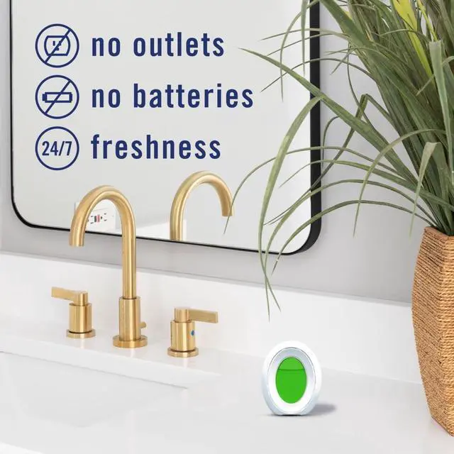 Alt view image 4 of 6 - Febreze Odor-Fighting BATH Air Freshener, Gain Original Scent, 3 count