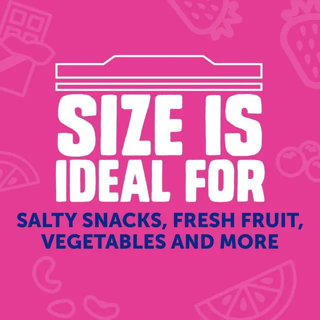 Alt view image 3 of 5 - Ziploc® Brand Snack Bags with EasyGuide Texture, Grip 'n Seal Technology, Food Storage, Zipper, 200 Count