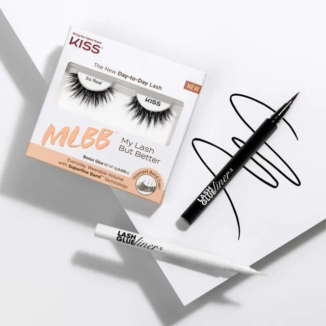 Alt view image 3 of 7 - (2 pack) Kiss My Lash But Better Day-To-Day False Eyelashes, Style 'So Real, 1 Pair