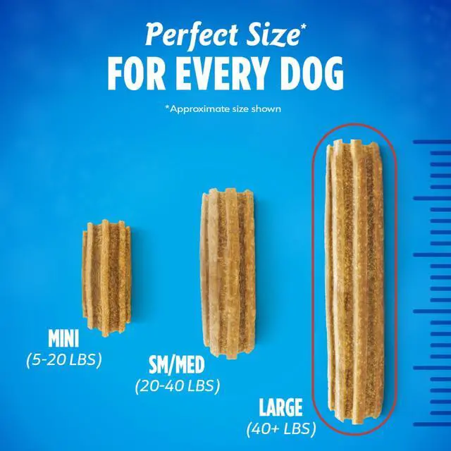 Alt view image 3 of 5 - Purina DentaLife Daily Oral Care Large Dog Dental Treats with Chicken, 20.7 oz Pouch (18 Count)