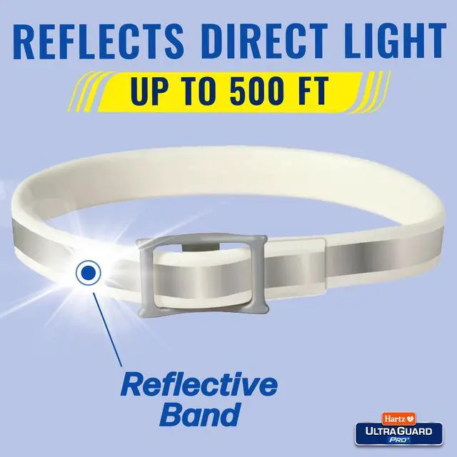 Alt view image 5 of 6 - Hartz UltraGuard Pro Reflective Flea & Tick Collar for Dogs and Puppies, 7 Months Protection, 1ct