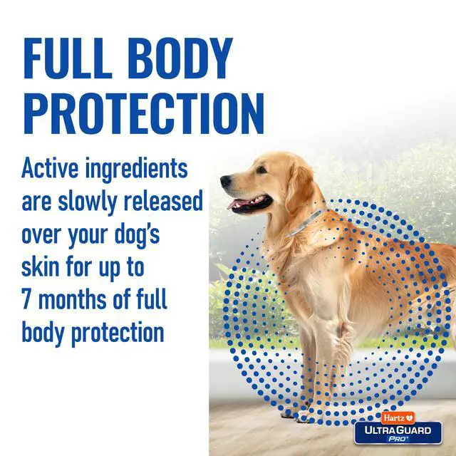 Alt view image 2 of 6 - Hartz UltraGuard Pro Reflective Flea & Tick Collar for Dogs and Puppies, 7 Months Protection, 1ct