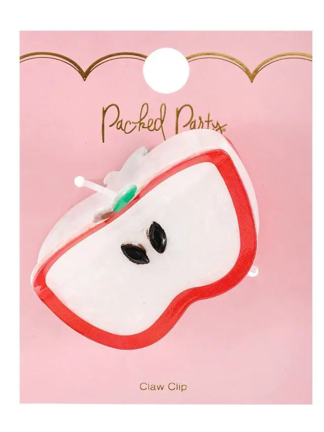 Alt view image 2 of 4 - Packed Party An Apple A Day Claw Clip, Female, 1 Pair