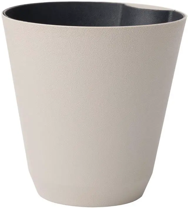 Main image of Mainstays 11 in. Beige Resin Self-Watering Planter