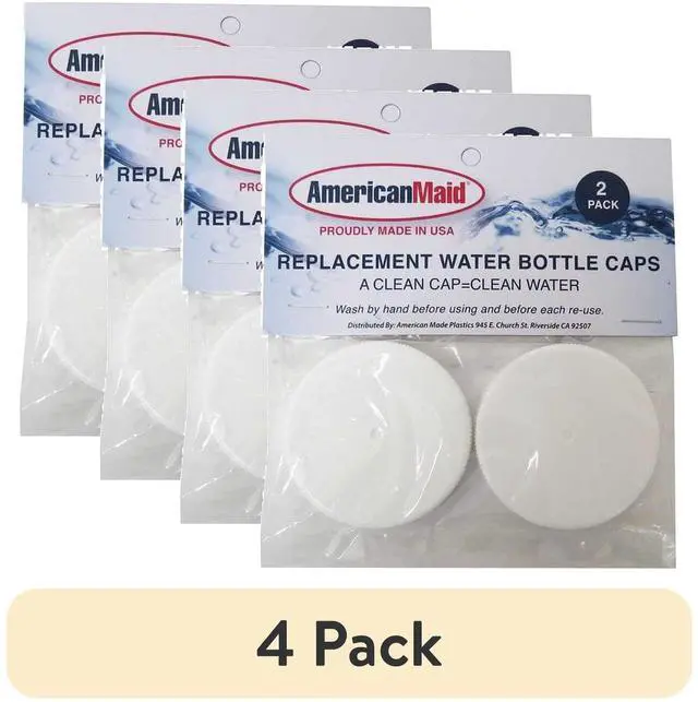 Main image of (4 pack) American Maid Water Bottle Replacement Caps in White