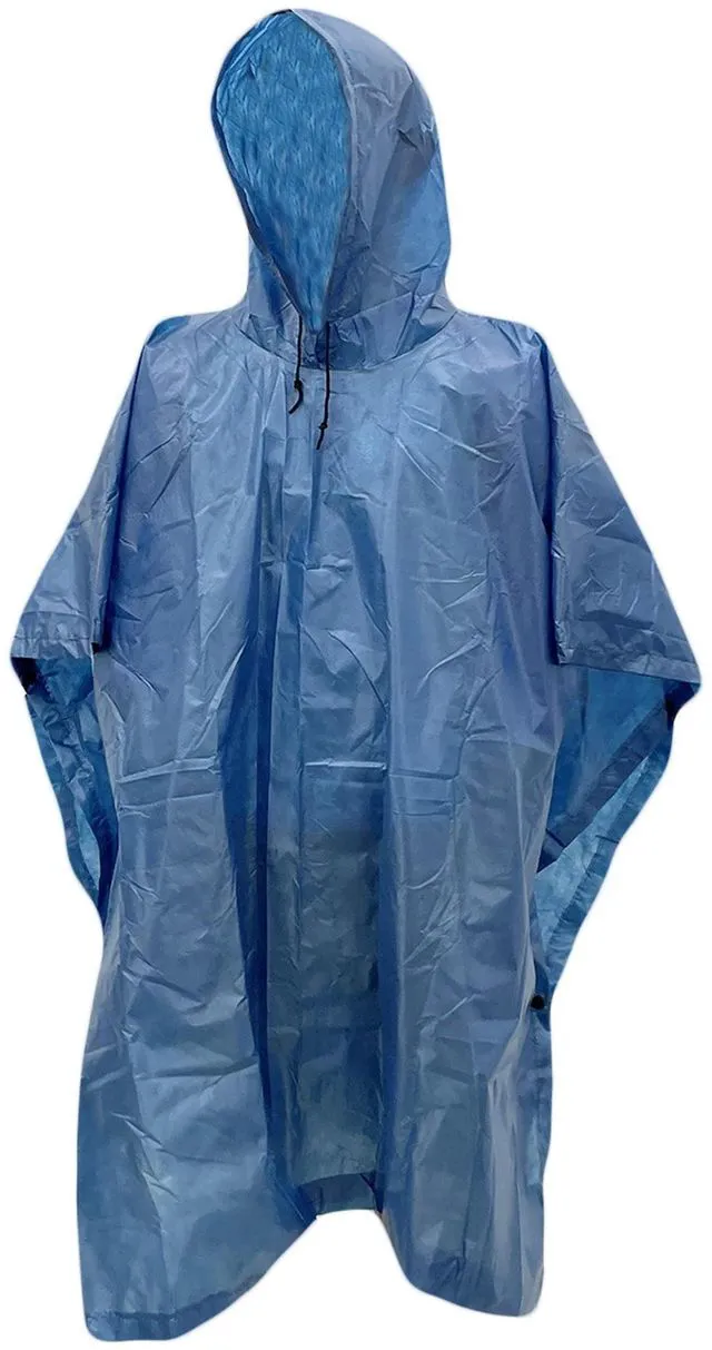Main image of Frogg Toggs Adult Emergency Poncho, Lightweight & Breathable Raincoat, One-Size