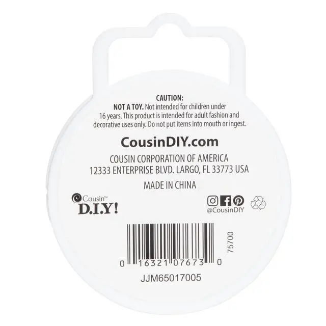 Alt view image 6 of 6 - Cousin DIY 0.8mm Clear Stretch Cord 50 Yard Elastic Beading Thread for Bracelets, Necklaces, and Beaded Crafts