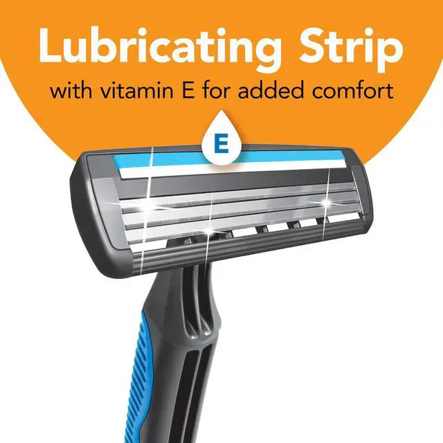 Alt view image 4 of 6 - BIC Comfort 3 Disposable Men's Razor, 3 Blade Razor for a Comfortable Shave, 8-Count