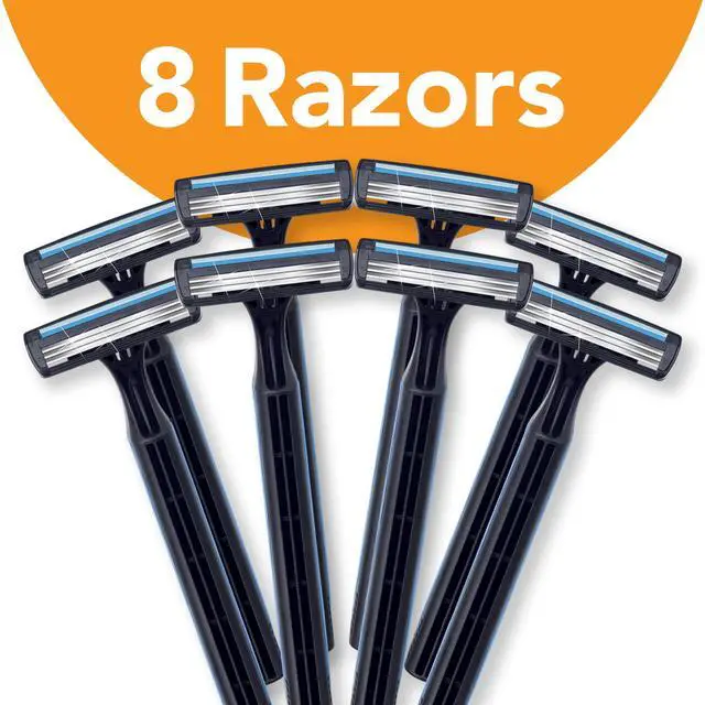 Alt view image 3 of 6 - BIC Comfort 3 Disposable Men's Razor, 3 Blade Razor for a Comfortable Shave, 8-Count