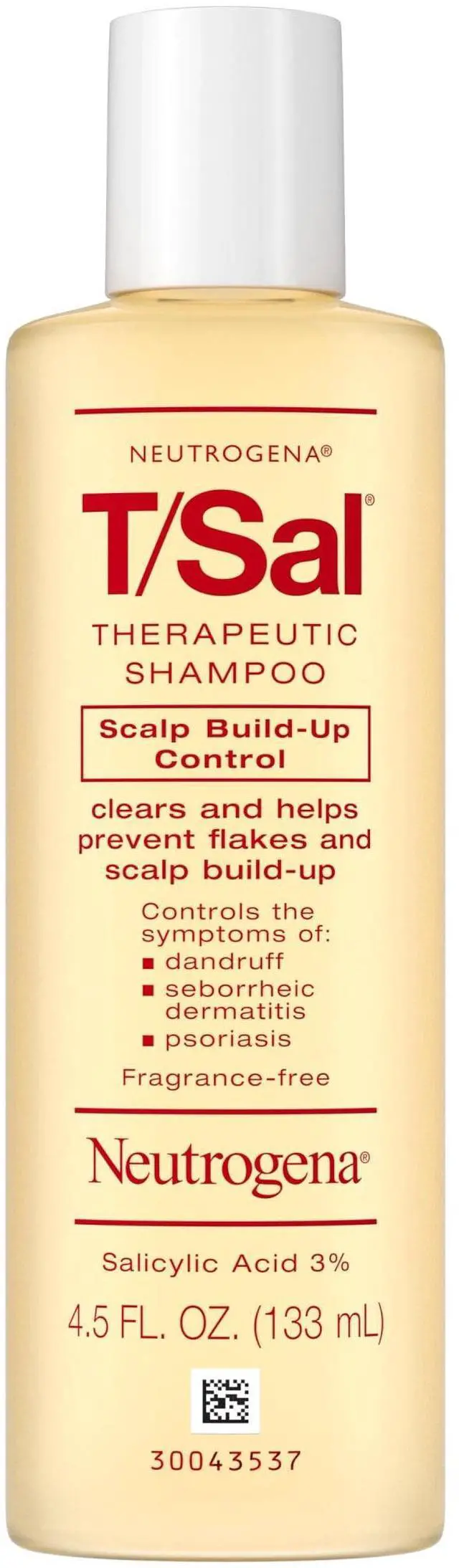 Main image of Neutrogena T/Sal Therapeutic Shampoo, Dandruff Shampoo with 3% Salicylic Acid, 4.5 fl. oz