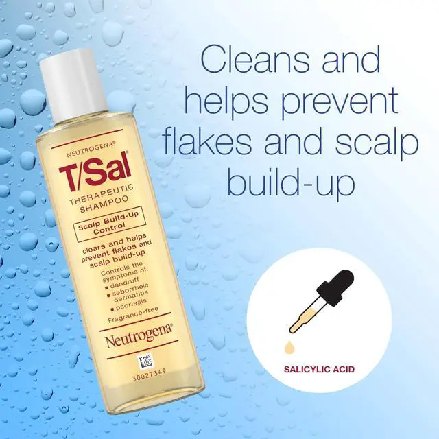 Alt view image 2 of 4 - Neutrogena T/Sal Therapeutic Shampoo, Dandruff Shampoo with 3% Salicylic Acid, 4.5 fl. oz