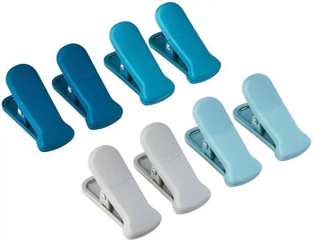 Alt view image 4 of 5 - Mainstays 8-Piece Magnetic Plastic Bag Clips Set, Multicolor
