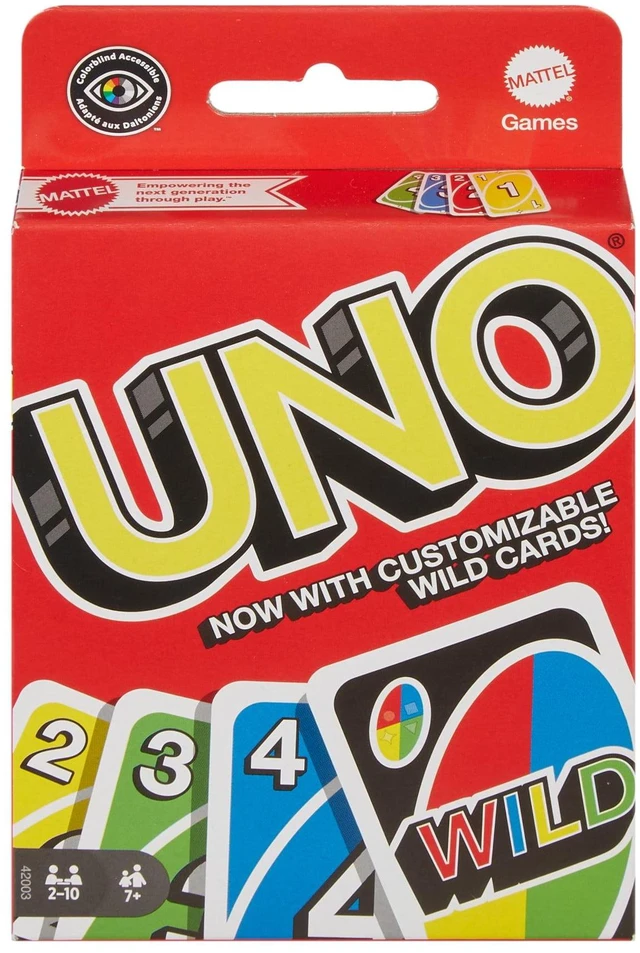 Main image of UNO Card Game for Kids, Adults & Family Game Night, Original UNO Game of Matching Colors & Numbers