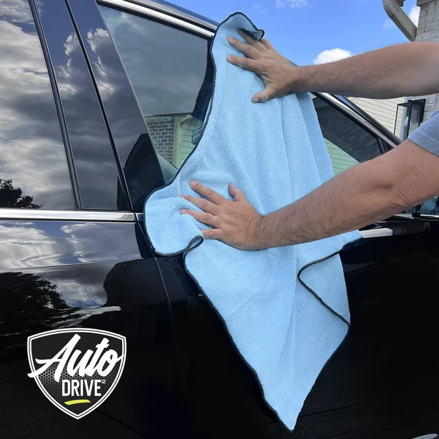 Alt view image 4 of 5 - Auto Drive Microfiber Drying Towel, Blue, 6 sq ft