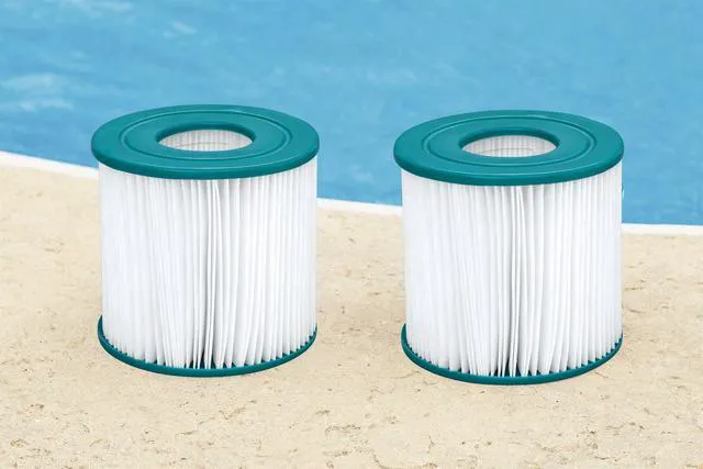 Alt view image 4 of 5 - Mainstays Pool Filter Cartridge, Type VII/Type D, for Above-Ground Pool Pumps, 2 Pack