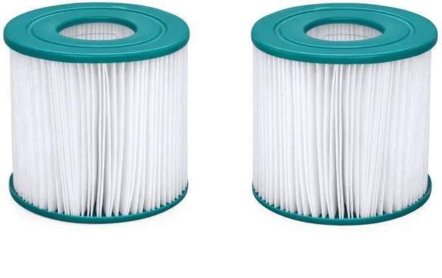 Alt view image 2 of 5 - Mainstays Pool Filter Cartridge, Type VII/Type D, for Above-Ground Pool Pumps, 2 Pack
