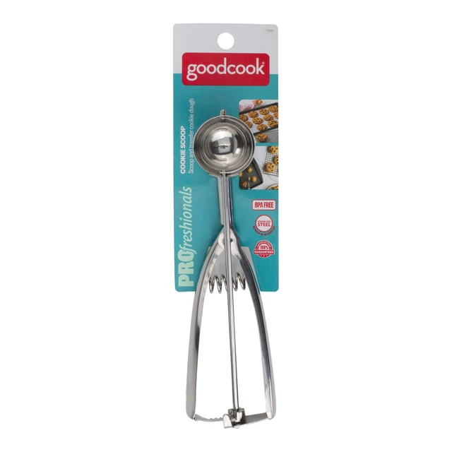 Alt view image 5 of 5 - GoodCook PROfreshionals Stainless Steel Cookie Dough Scoop and Dropper