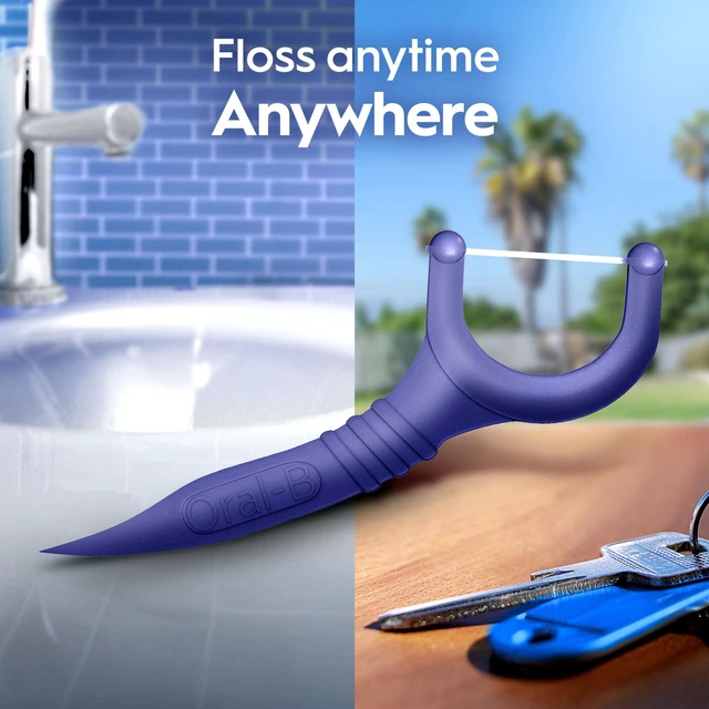 Alt view image 3 of 5 - OralB Floss, Glide Arctic Peppermint Floss Picks 150 Count