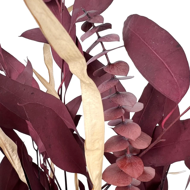 Alt view image 3 of 4 - Dried Eucalyptus Mix Red Bouquet